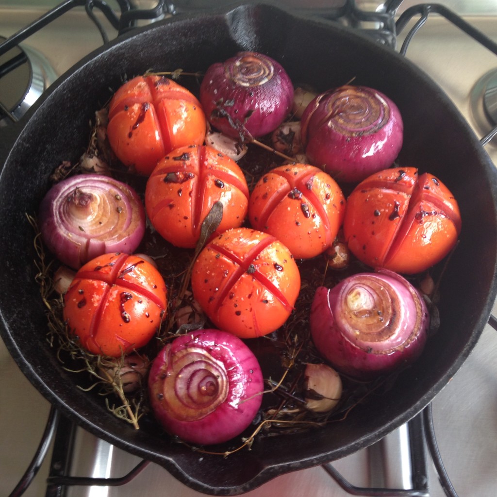 tomate e cebola assados com balsâmico 8