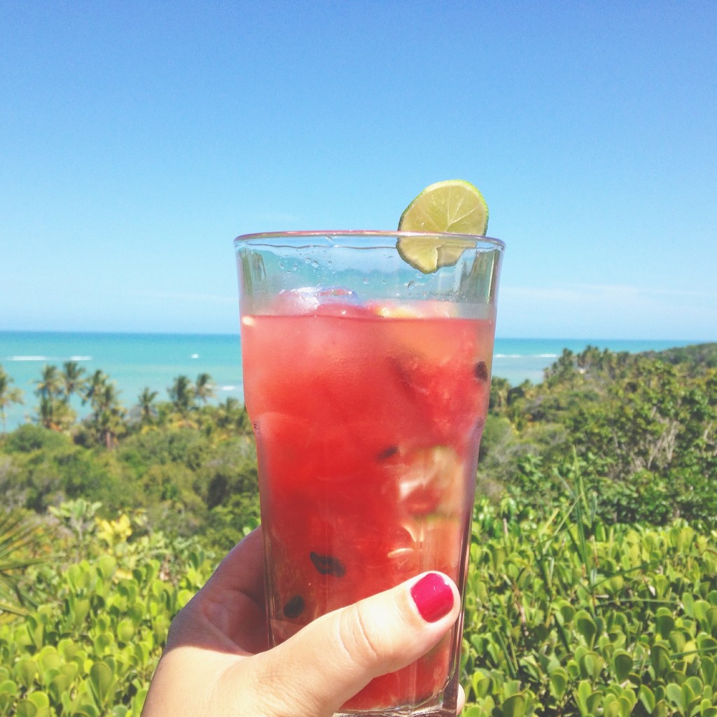 caipirinha de melancia e limão